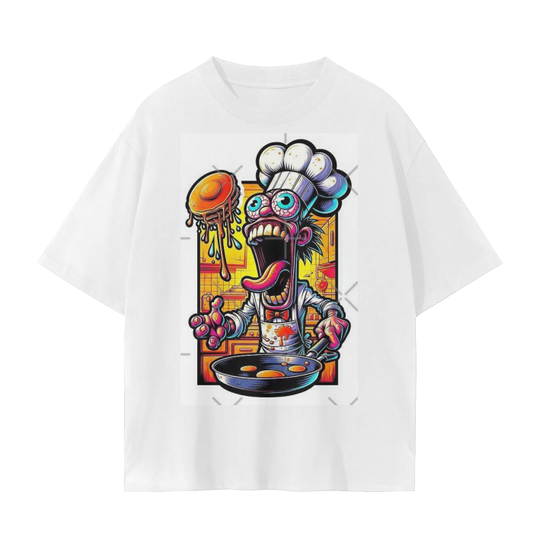 Drop Shoulder Graphic Cotton Men's T-Shirt