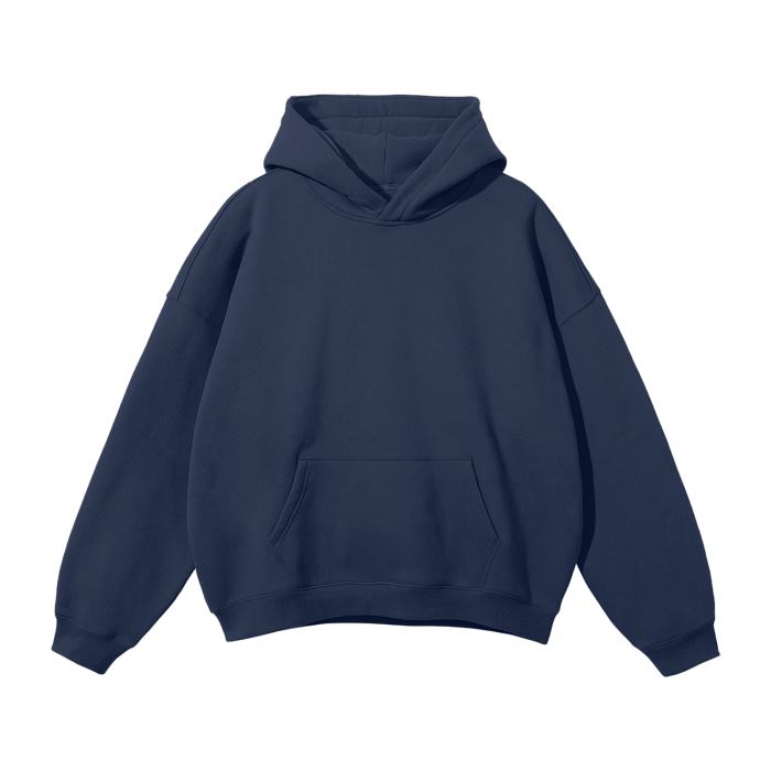 Streetwear Unisex Big X Design Fleece Hoodie