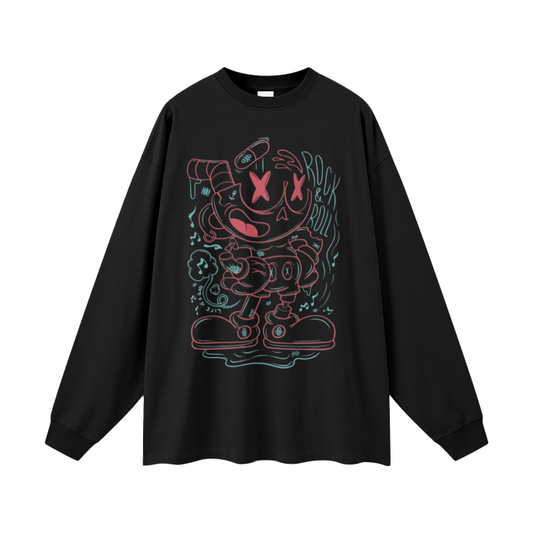 Men's Cuphead Cotton Long Sleeve Top