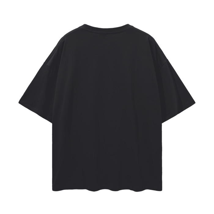 Lost Boy Black Oversized Cotton T-Shirt