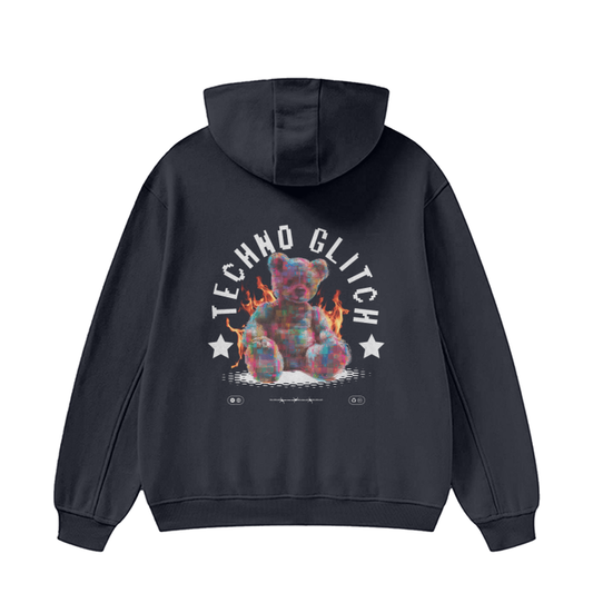 High Neck Insulated Unisex Teddy Back Design Hoodie