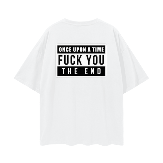 Back Design Statement Oversized Cotton Unisex T-Shirt